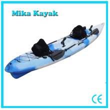 Canoa de plástico doble pesca Kayak venta
